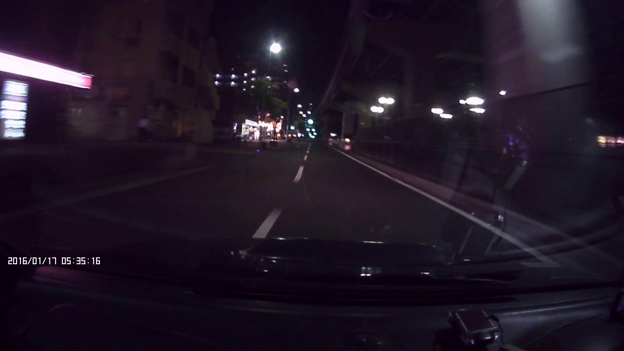 【ドラレコ】格安ドライブレコーダーの夜間の画質