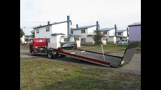 デコトラ積載車のリアゲートをリモコン式にする 山に雪が降ったのでジムニーで走ってみる クロカン営業所北海道