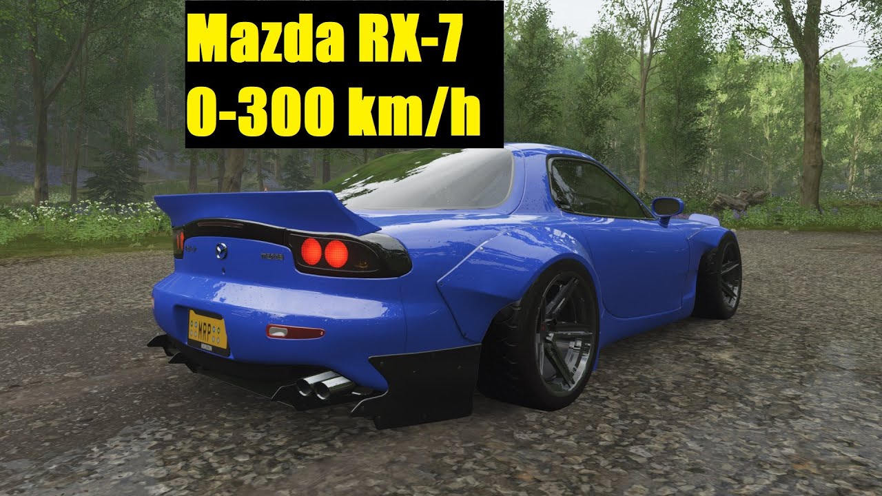 0-300 km/h (727hp Mazda RX-7) - Forza Horizon 4