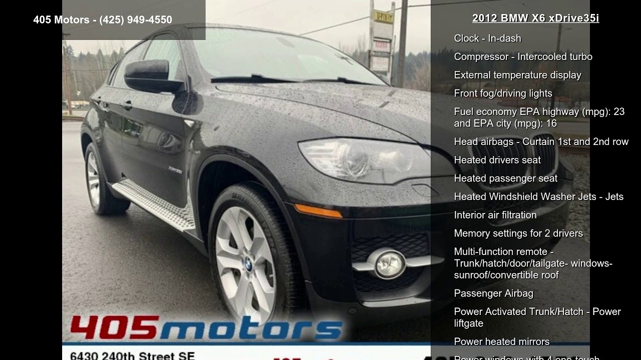 2012 BMW X6 xDrive35i