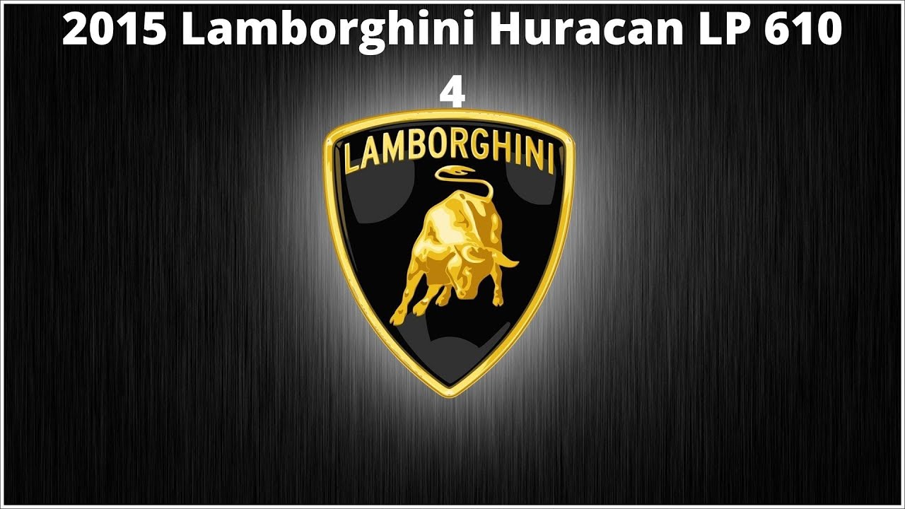 2015 Lamborghini Huracan LP 610 4