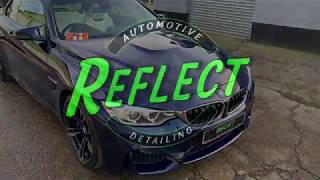 2016 Tanzanite blue BMW M4 full wheels off detail