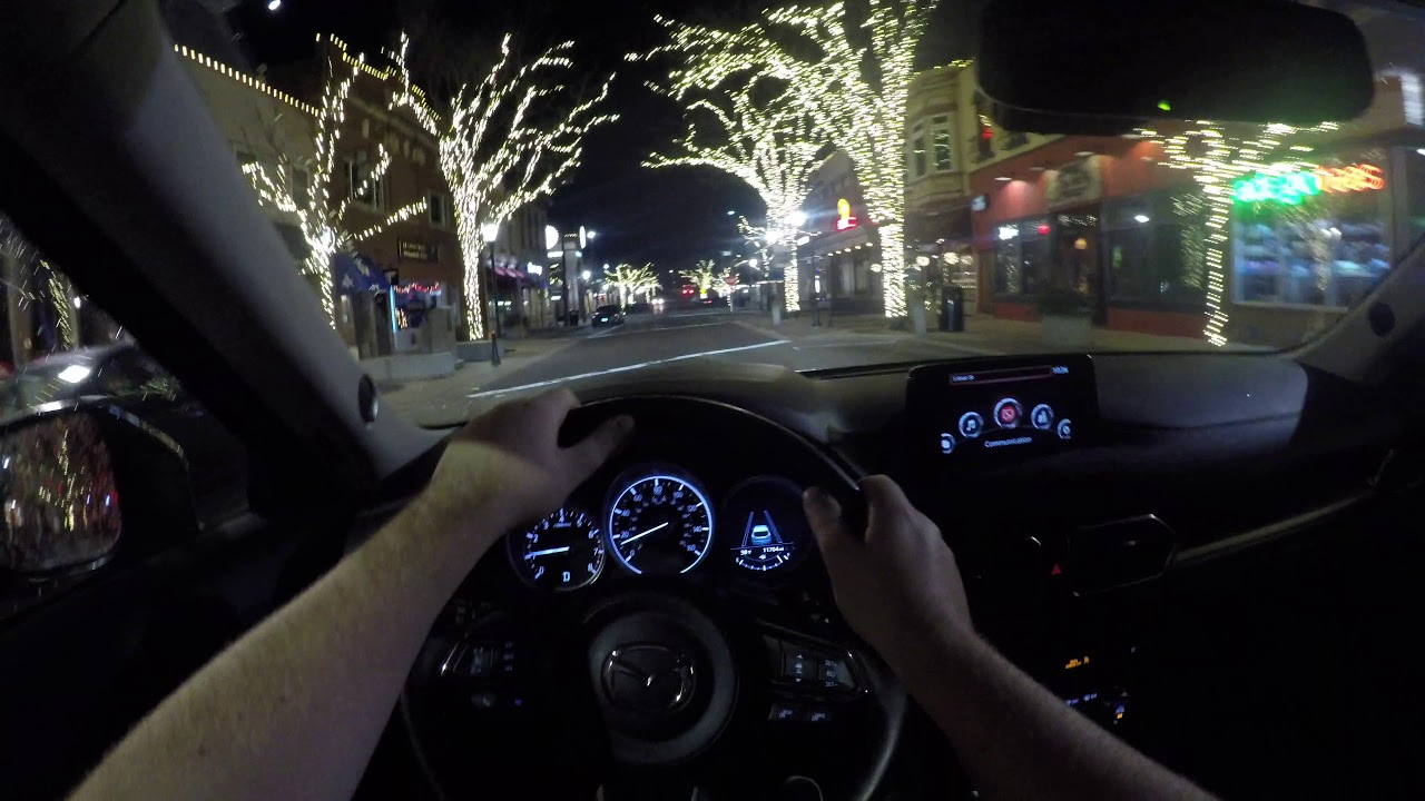 2018 Mazda CX5 - POV Night Drive (4k) (Binaural)