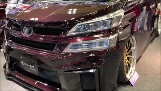 【大阪オートメッセ 2019】トヨタ ヴェルファイア 30系（VELLFIRE）KUHL PREMIUM 30V-RS BODY KITの紹介（フルカスタムコンプリート）