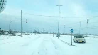 【車窓動画】北海道冬道ドライブ2019VID_20191204_085416