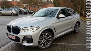 2020 BMW X4 m40d – Discovering and POV in Brussels – Test Drive in rainy day