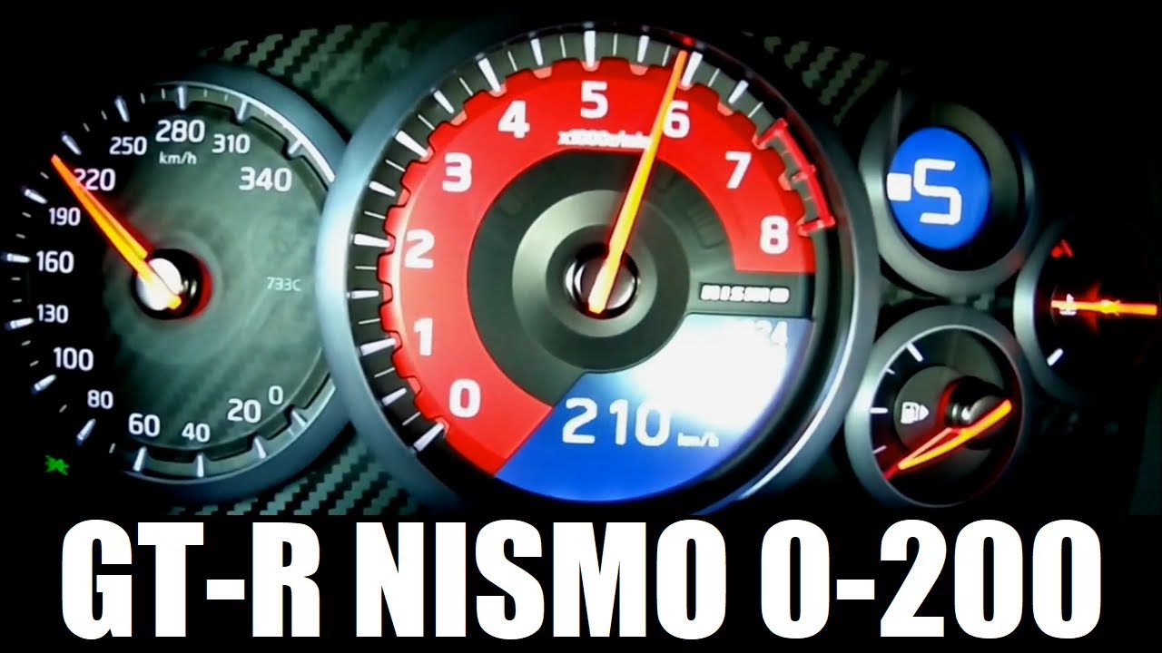 2020 Nissan GT-R Nismo – Launch Control & 0-200 👌