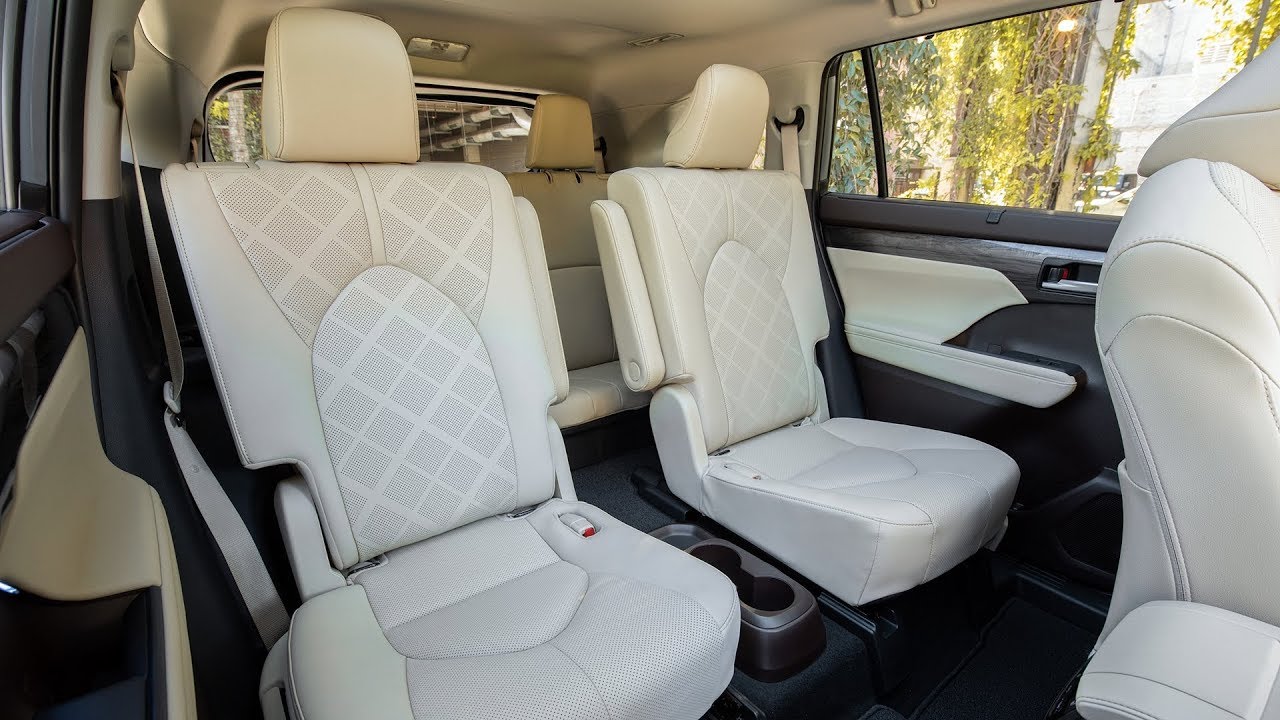 2020 Toyota Highlander Platinum & Hybrid Platinum – INTERIOR