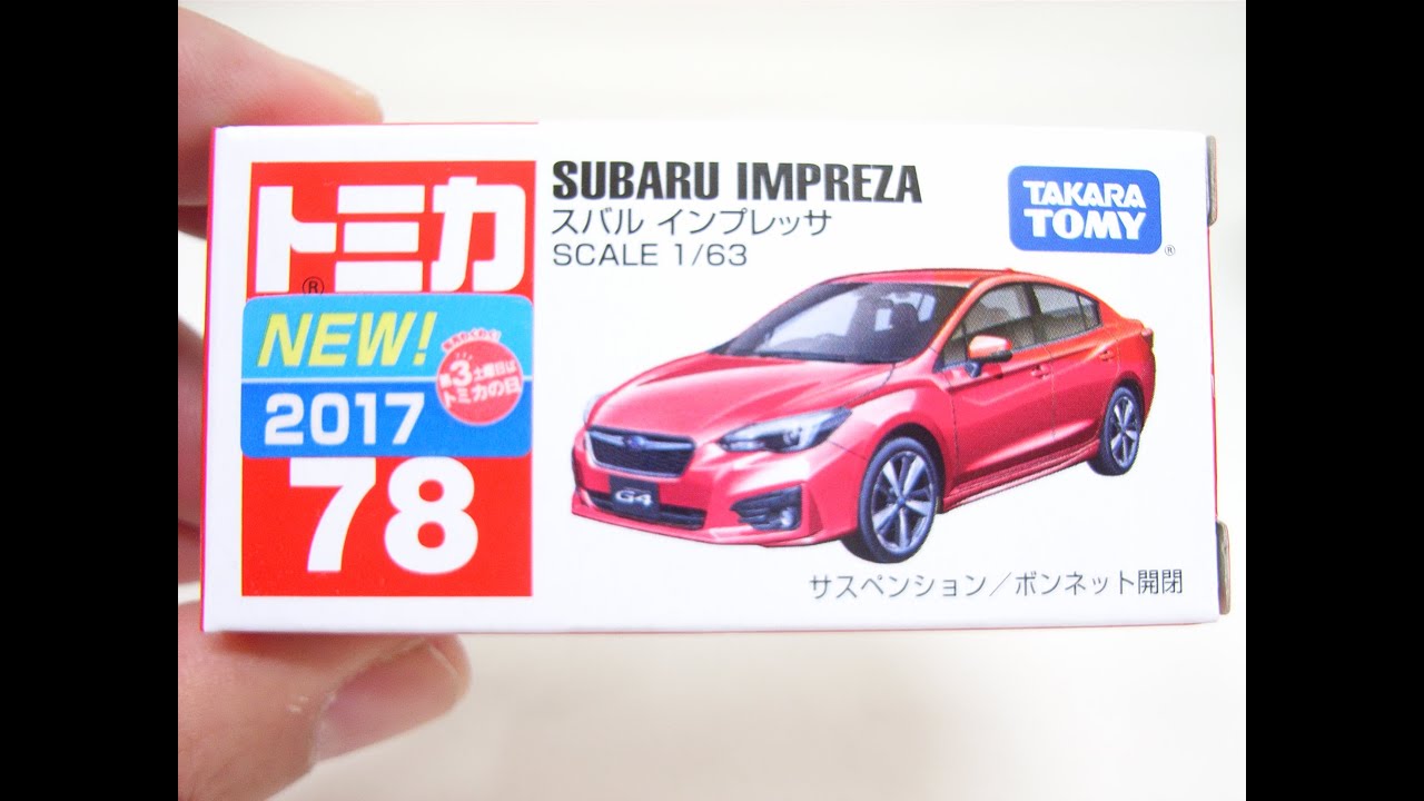 【新車】トミカ　スバル　インプレッサ　＃21　開封　Tomica　SUBARU IMPREZA