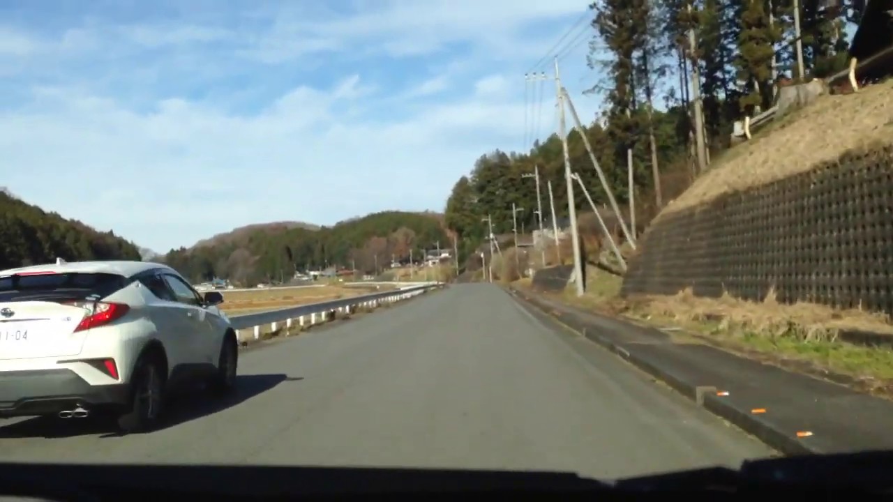 パジェロミニで行く 栃木県道233号 大金温泉から那珂川町小川 2019/12/15