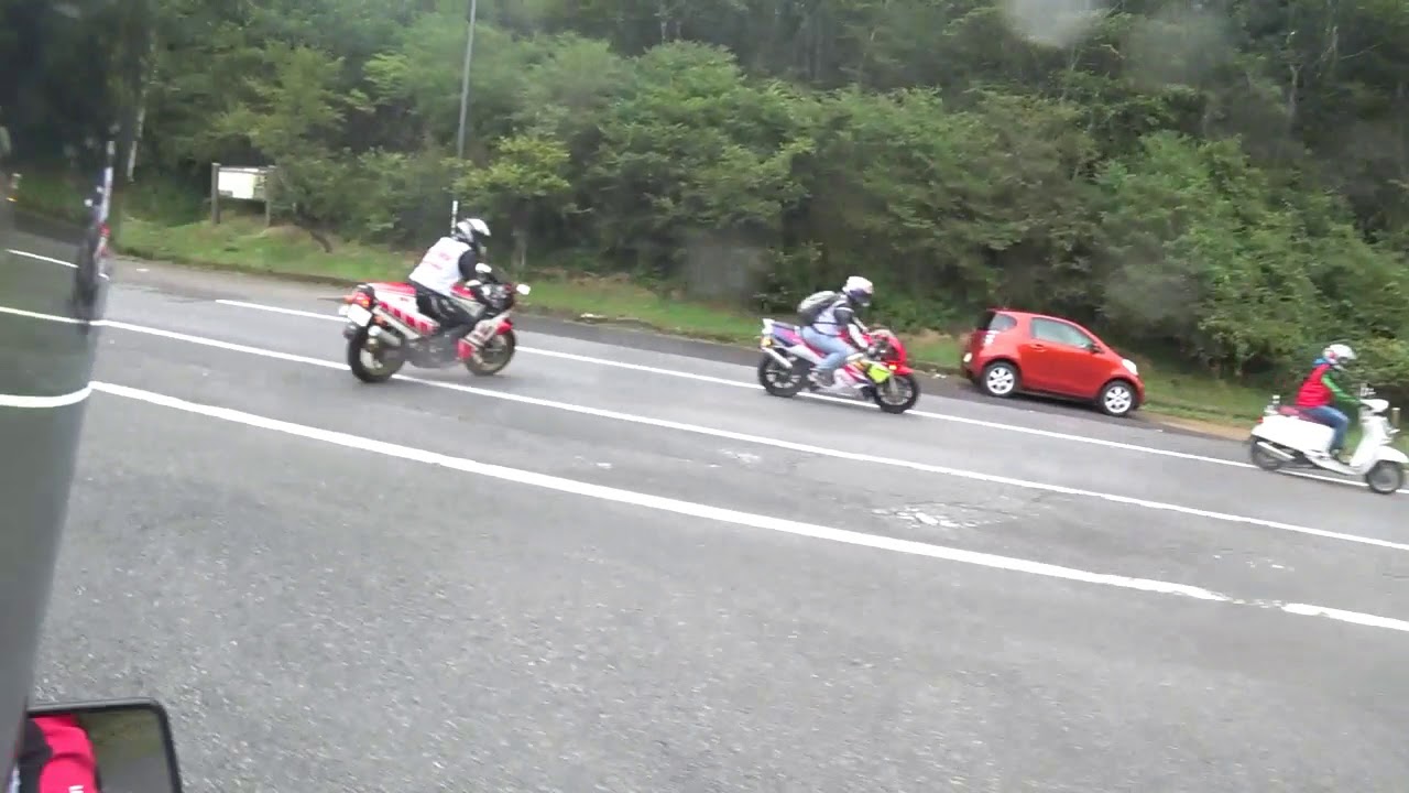 [試乗]砲連装、2STに乗る② #NS400R #バイク王絶版車試乗会