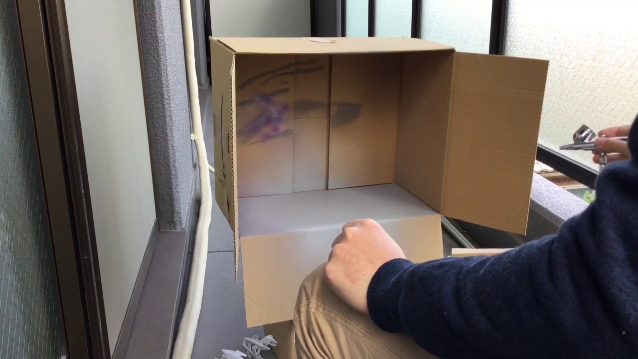 ミニ四駆3 エアブラシを使って塗装！