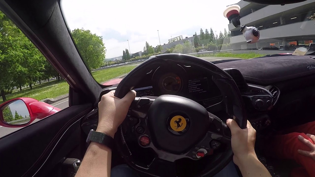 フェラーリ458スペチアーレに試乗！フル加速のサウンド！ Ferrari 458 speciale test drive @ Maranello, exhaust sound!!