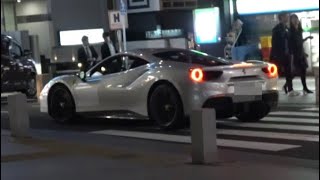 【都内】港区赤坂でフェラーリ488を発見‼ Ferrari 488GTB