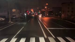 ドライブレコーダー風　札幌市南区簾舞〜札幌市中央区北5条西２０丁目　無編集動画　走った軌跡を記憶に残して