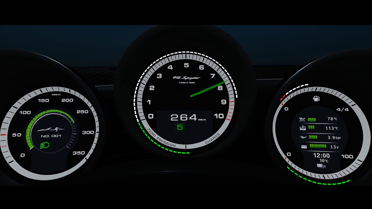 [ACS] Porsche 918 Spyder Acceleration (0-330km/h)
