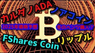 カルダノADA 仮想通貨でベンツのゲレンデ購入チャレンジ！ノアコイン FShares Coin リップル 2025年の保有数価格予想！