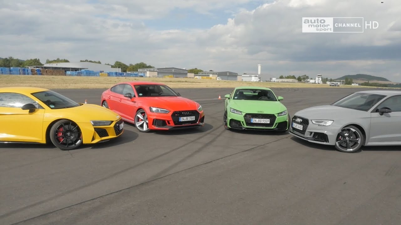 AUDI R8, RS5, TT RS, RS3