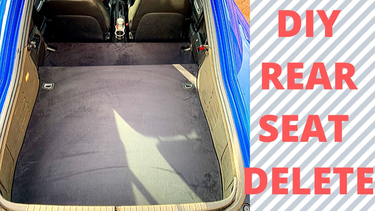 AUDI TT REAR SEAT DELETE HOW TO GUIDE DIY £50 MK1 8N
