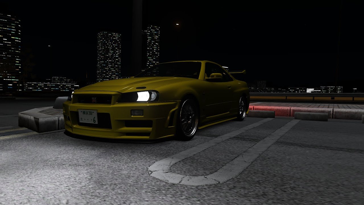 Assetto Corsa 1500hp Nissan GTR R34 Shutoko ride