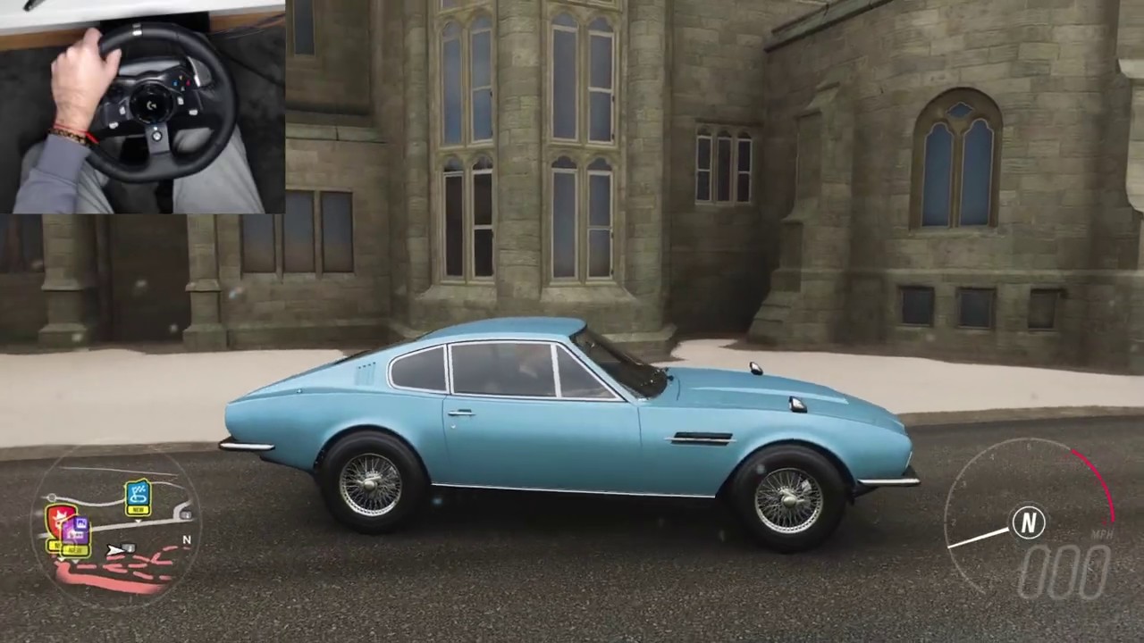 Aston Martin DBS James Bond Edition – Forza Horizon 4 Test Drive Gameplay with Logitech G920 Wheel