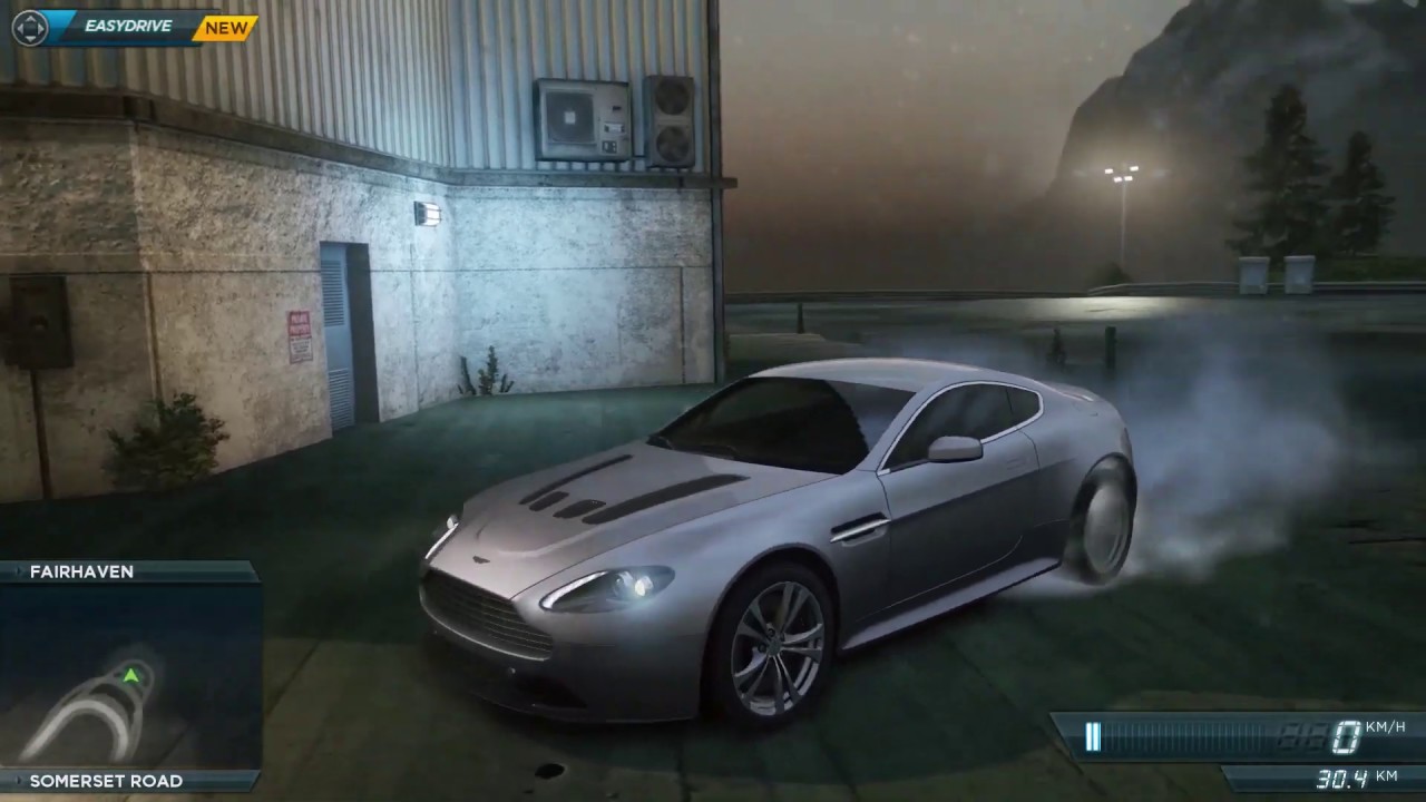 Aston Martin V12 Vantage || Burning rubber || NFS Most Wanted 2012