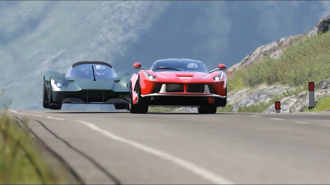 Aston Martin Valkyrie vs Lamborghini Aventador SVJ 63 vs Ferrari LaFerrari