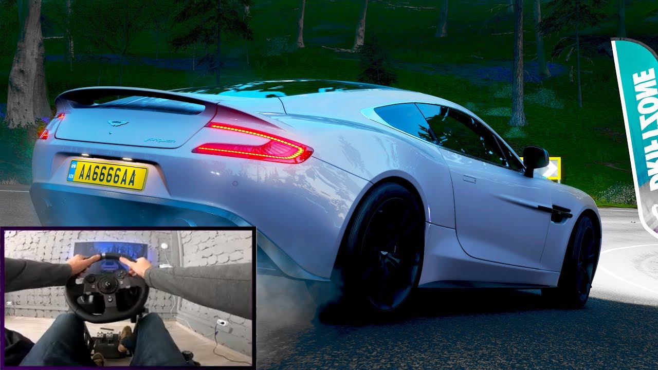 Aston Martin Vanquish – Forza Horizon 4 | Logitech g920 gameplay | Episode 33