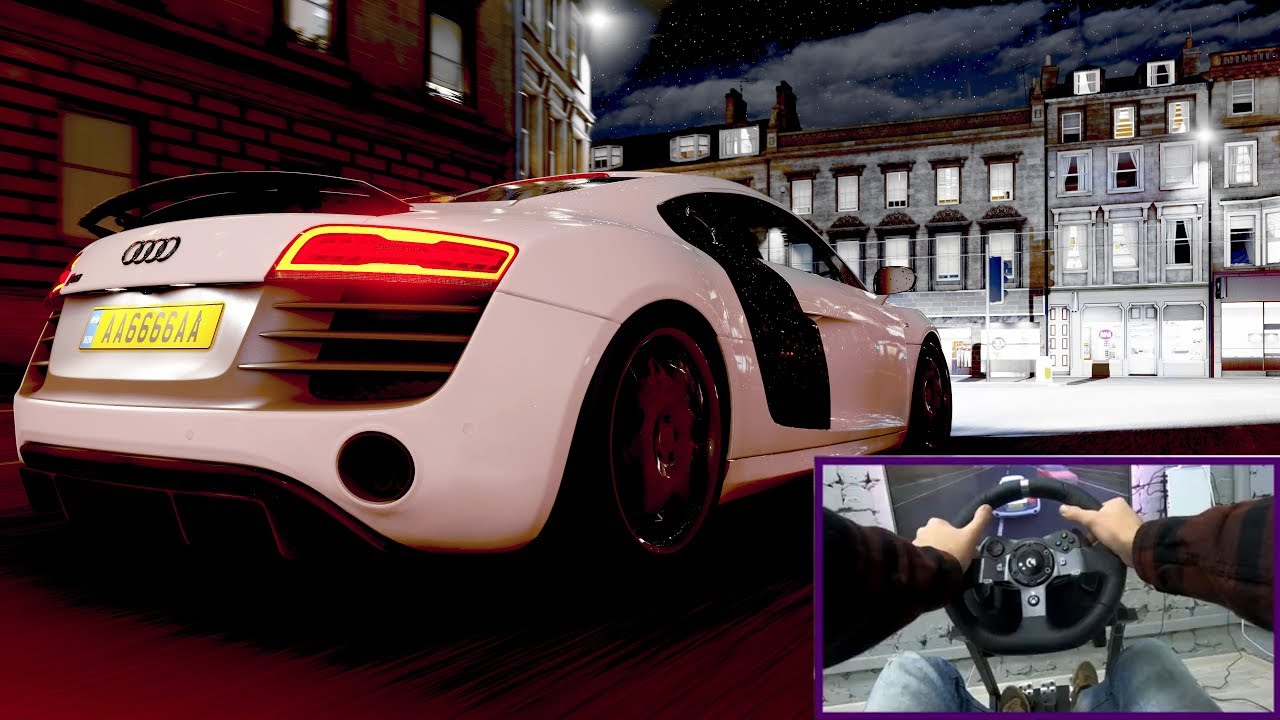 Audi R8 Coupe V10 Plus 5.2 FSI Quattro – Forza Horizon 4 | Logitech g920 gameplay | Episode 31
