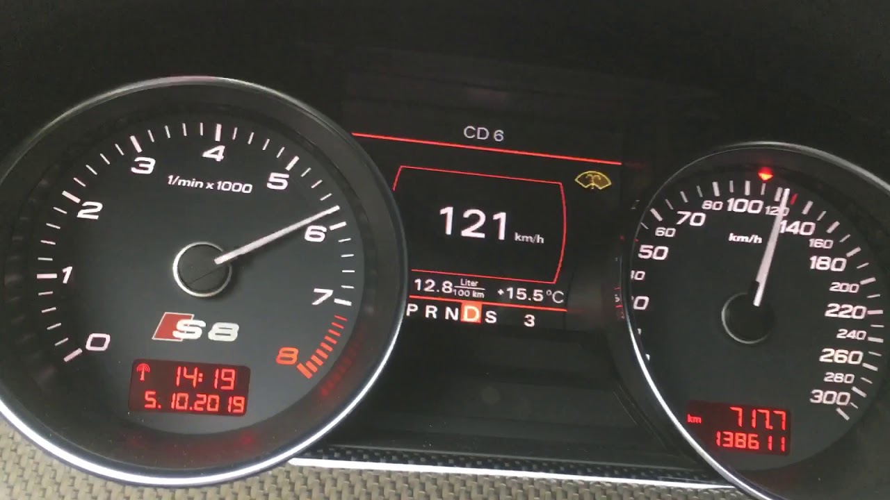 Audi S8 V10 80-150kmh