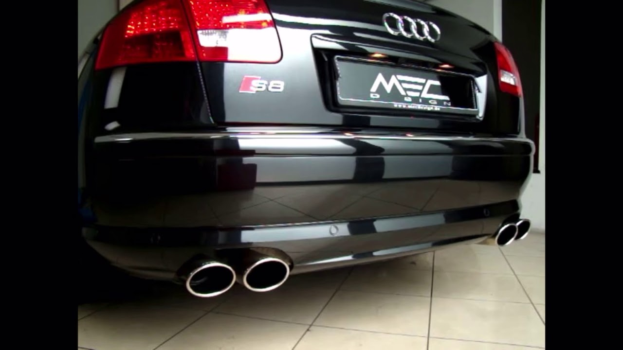 Audi S8 V10 MEC DESIGN exhaust - very loud!