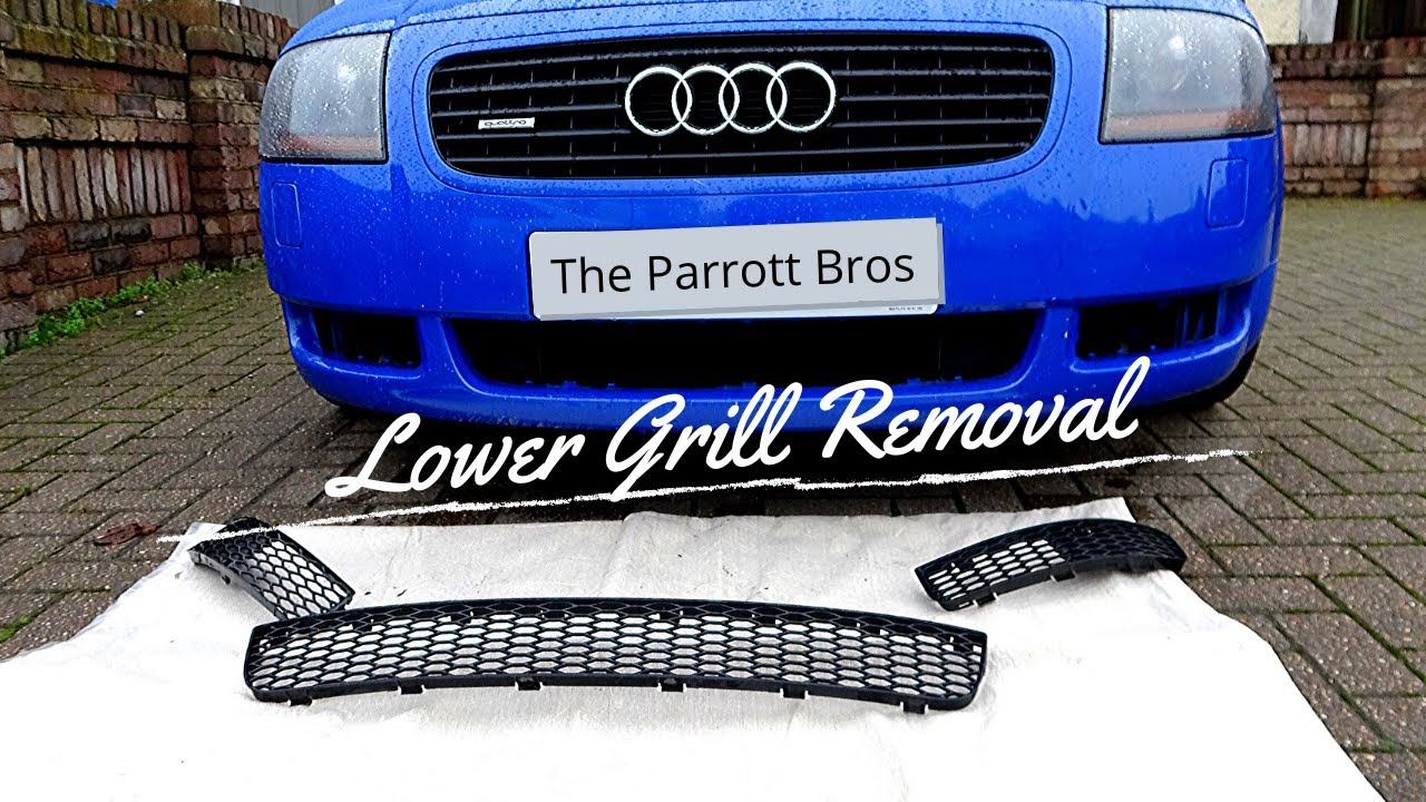 Audi TT Lower Bumper Grill Removal How To Guide Mk1 8n
