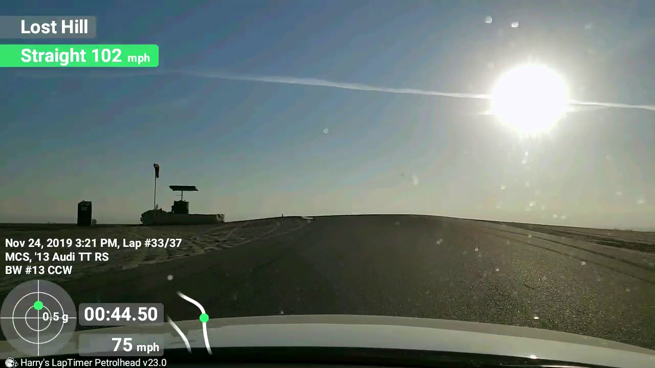Audi TT RS Buttonwillow CCW 13 day 2 Session 4