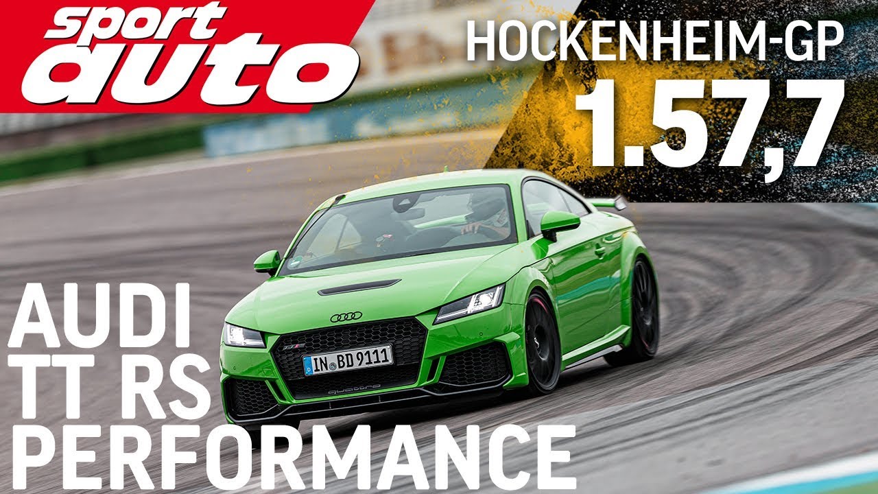 Audi TT RS Performance | Hot Lap Hockenheim-GP | sport auto