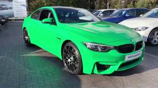 BMW M4 Competition Coupe in Signal Green