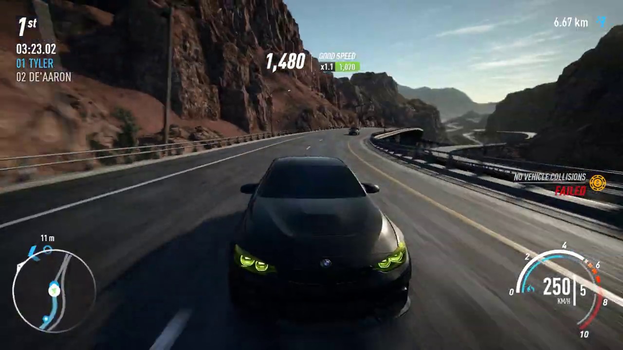 BMW M4 vs Lamborghini Huracan Need for Speed Payback Game Play