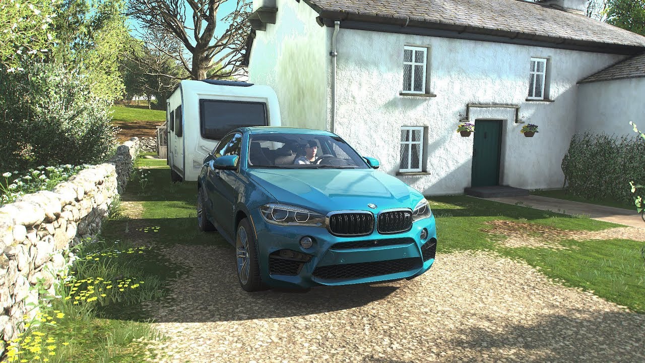 BMW X6 M F16 – Realistic Driving (Steering Wheel + Shifter) // Forza Horizon 4
