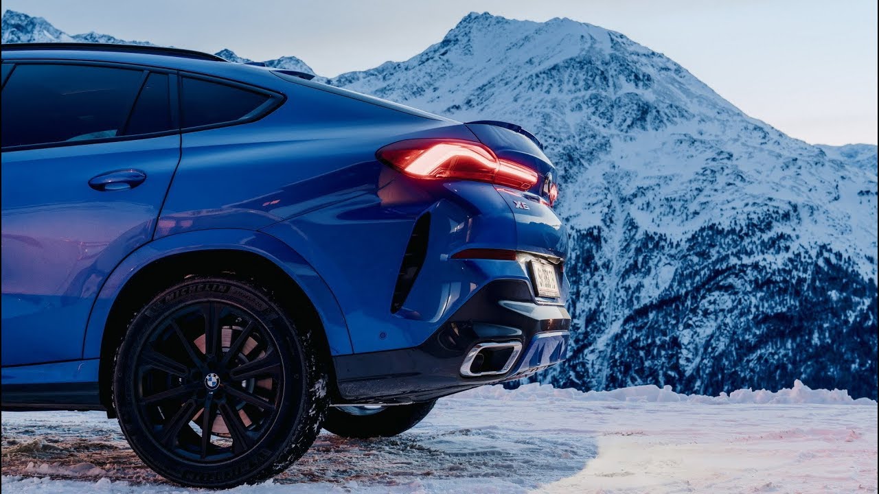 BMW X6 goes drifting in the Austrian Alps