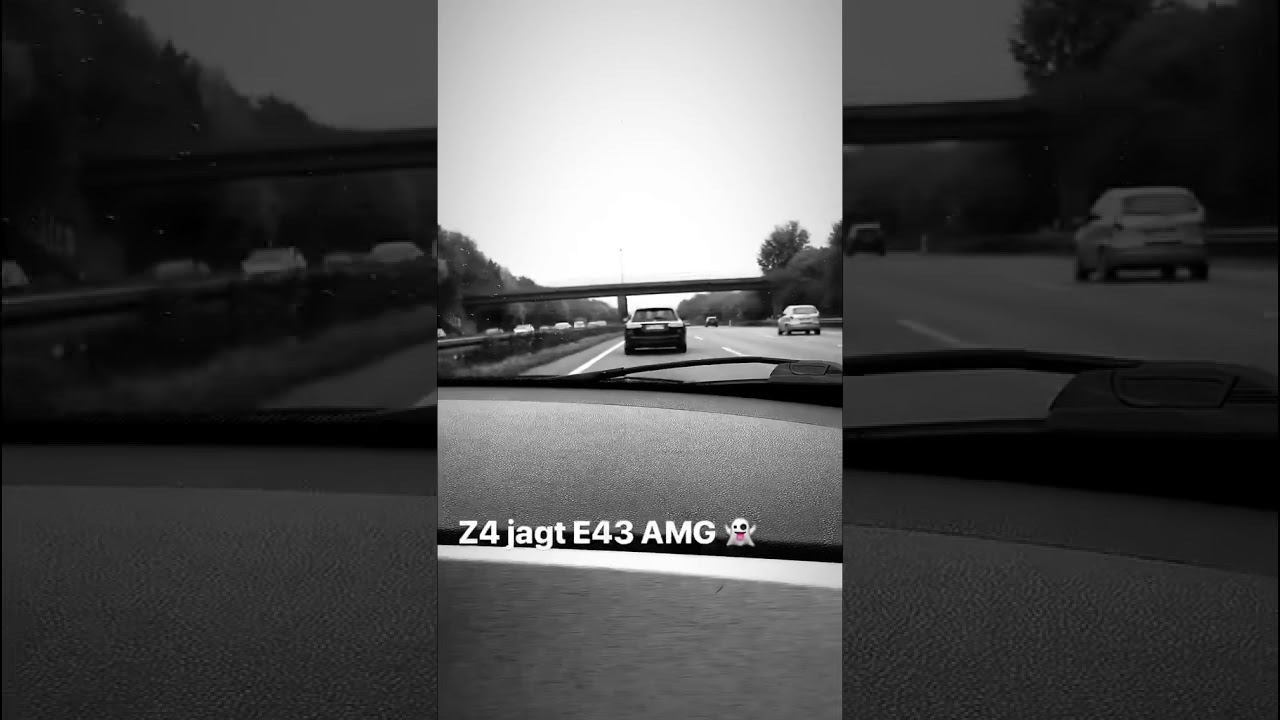 BMW Z4 3.0i vs Mercedes E43 T AMG | German Autobahn 🛣