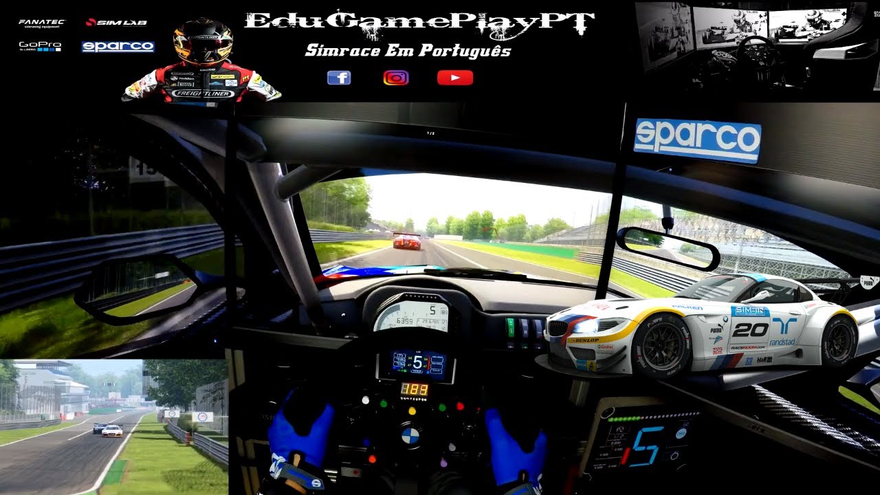 BMW Z4 GT3 |Asseto Corsa| Monza| Fanatec Clubsport v2.5