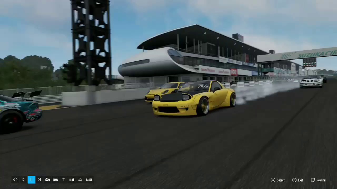 Battle of Mazda RX7 FD at Suzuka East Forza Motorsport 7 Online Multiplayer Class A Replay