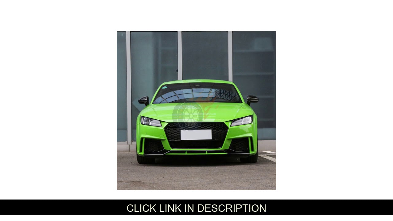 Best Honeycomb Look Grill For Audi TT TTS 8S 2015-2018 Upgrade TTRS Style Grill Hex Mesh Front Bump