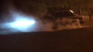 Bmw E39 M5 burnout on the limit