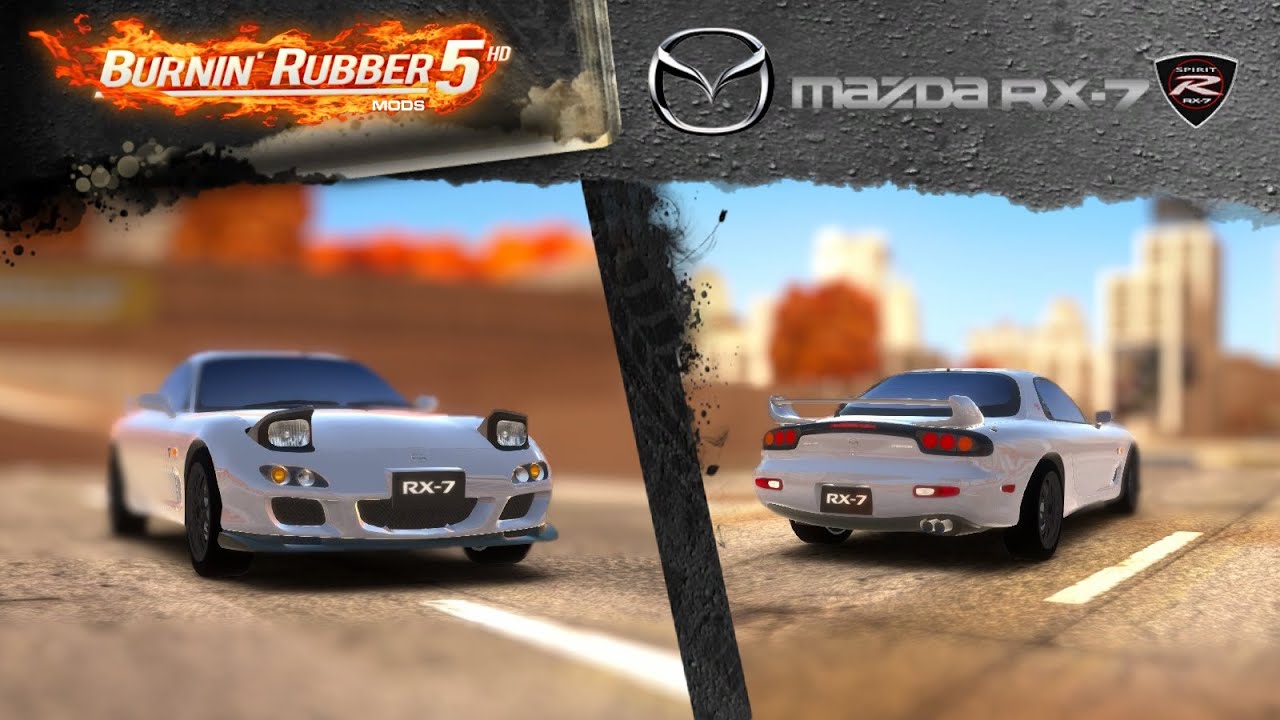 Burnin’ Rubber 5 HD Vehicle Mods: Mazda RX-7 Spirit R