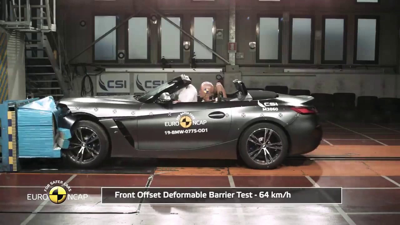 CRASH TEST Bmw Z4 / NOTA MÁXIMA EM SEGURANÇA!!!