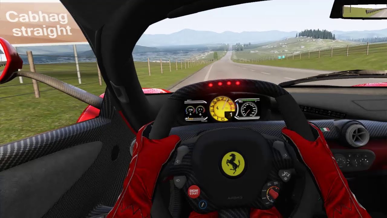 Cruising Scotland in Ferrari Laferrari - Assetto Corsa VR Oculus Rift Scottish Highlands Trail