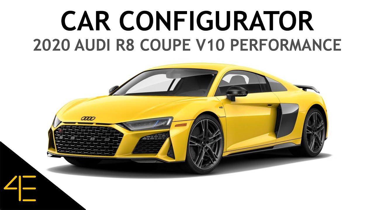 Customizing a 2020 Audi R8 Coupe V10 Performance - CAR CONFIGURATOR