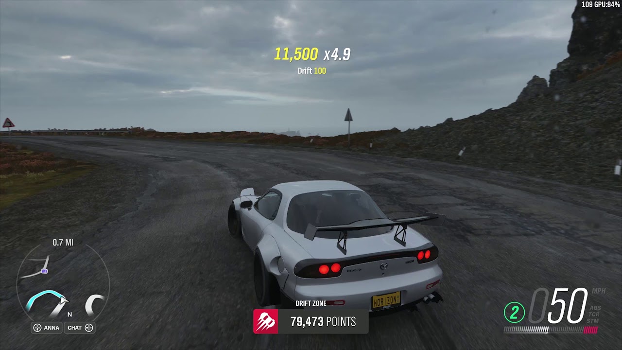 Drifting in Mazda RX-7| Forza Horizon 4 |
