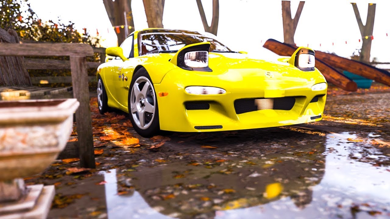 Driving Ryosuke's Mazda RX7 From Initial D Forza Horizon 4
