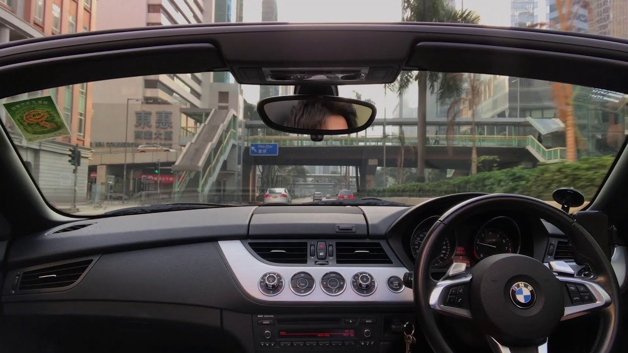 Driving in Hong Kong with BMW Z4 E89 - Taikoo to Cyberport to Kennedy Town